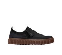 Clarks Baskets Torhill Lace pour homme en cuir suédé noir, Noir , 42.5 EU