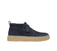 Clarks Baskets Torhill LaceHi en daim bleu pour homme, bleu, 40 EU