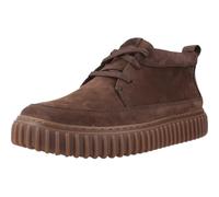 Clarks Baskets Torhill LaceHi en daim marron pour homme, marron, 44 EU