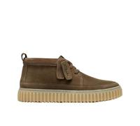 Clarks Baskets Torhill LaceHi en daim vert pour homme, vert, 44.5 EU