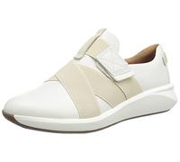 Clarks Baskets Un Rio Strap pour Femme, Cuir Blanc., 37 EU