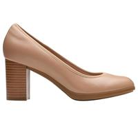 Clarks Bayla Carly Femme Beige Chaud Lea, 38 EU, Beige Chaud Lea, 38 EU