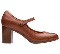 Clarks Bayla Lily pour Femme, Cuir bronzé, 36, Marron Clair/Cuir, 35.5 EU