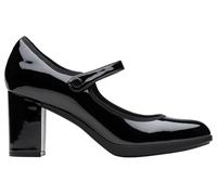 Clarks Bayla Lily Womens Black Pat, 5.5
