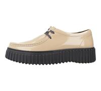 Clarks - Bee Patent Chaussures à Lacets - Femme - Chaussures - Beige - Taille: 38 EU