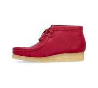 Clarks - Berry Leather Wallabee Boot - Femme - Chaussures - Rouge - Taille: 37 EU