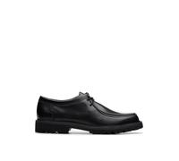 CLARKS Mixte Berwick Seam Shoes, Black Leather, 44.5 EU