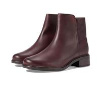 Clarks Bottes Chelsea Maye Palm pour femme, Cuir bordeaux, 35 EU