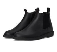 Clarks Bottes Chelsea Shepton Easy pour homme, cuir noir, 43 EU