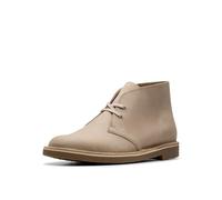 Clarks Bottes Chukka à lacets Shepton pour homme, Cuir vieilli taupe, 9