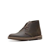 Clarks Homme Bushacre 2 Bottine Chukka, Marron foncé, 43 EU Large