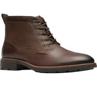 Clarks Bottes de combat Emmet Zip pour homme, Marron vieilli, 41 EU