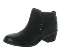 Clarks Bottes Neva Lo Chukka pour femme, Cuir noir, 37.5 EU