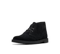 Clarks Bottes Shepton Chukka pour homme, Daim noir, 9 Wide