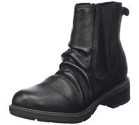 Clarks Bottes tendance Hearth Rose pour femme, Cuir noir noir, 41.5 EU