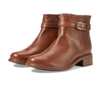 Clarks Bottes tendance Maye Grace pour femme, Marron clair/cuir, 36 EU