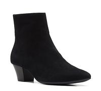 Clarks Bottes Tendance Teresa pour Femme, Daim Noir, 37 EU