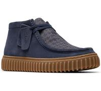 Clarks Bottes Torhill Hi Oxford pour homme, Bleu marine, 47 EU