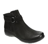 Clarks Bottines Carleigh Drift pour femme, Black Combi, 11 Wide