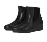 Clarks Bottines Chelsea Suttyn Rae pour femme, cuir noir, 38.5 EU
