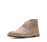 Clarks Bottines Chukka Bushacre 2 pour homme, daim vieilli taupe, 42.5 EU Large
