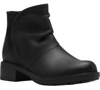 Clarks Bottines Hearth Sofia pour femme, cuir noir, 38.5 EU