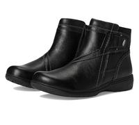 Clarks Bottines style Carleigh pour femme, cuir noir, 40 EU