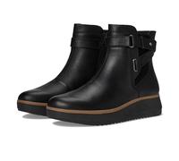 Clarks Bottines Zylah Faye pour femme, cuir noir, 38.5 EU
