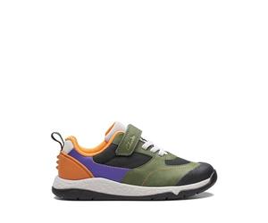 Clarks Boy's Steggystride K Sneaker, Vert, 2 UK