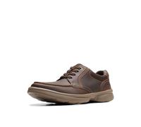Clarks Homme Bradley Vibe Tissu Oxford, Cuir ciré d'abeille, 45 EU Large