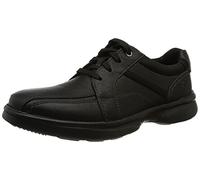 Clarks Bradley Walk Mens Blk Tumbled Lea, 9