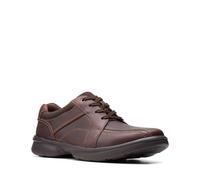 Clarks Homme Bradley Walk Chaussure Oxford, Cuir Marron Poli, 46 EU