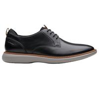 Clarks Brantin Uni Homme Cuir Noir 45 EU, Cuir Noir, 46 EU
