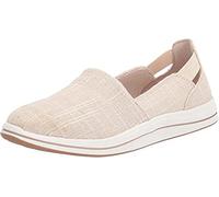Clarks Femme Breeze Step II Mocassin, Intérêt Naturel, 42 EU Large
