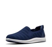 Clarks Breezey Izzy pour femme, Textile bleu marine, 10 Wide