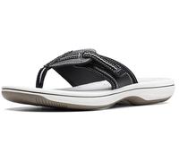 Clarks Brinkley Jazz Tongs pour femme, Beige (sable), 42 EU