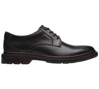 Clarks Burchill Derby Mens Black Leather, 9