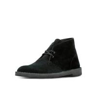 Clarks Bushacre 2 Bottines chukka pour homme - Noir - Daim noir,