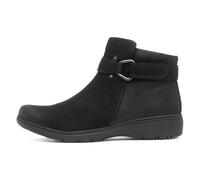 Clarks Carleigh Drift Bottes en cuir noir pour femme, Noir , 37 EU