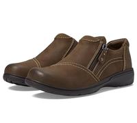 Clarks Carleigh Ray Oxford Chaussures pour Femme, Nubuck Taupe., 37.5 EU Large