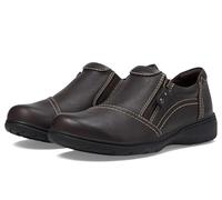 Clarks Carleigh Ray Oxford pour Femme, Cuir Brun foncé, 39.5 EU