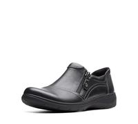 Clarks Carleigh Ray Oxford pour Femme, Cuir Noir, 39 EU