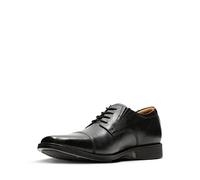 Clarks Casquette Tilden Oxford pour Homme, Cuir Noir, 47 EU