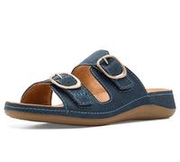 Clarks Cecily Step pour femme, Nubuck Bleu marine, 6 Wide