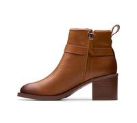 Clarks Chamberly Trim Womens Mid Tan Lea, 5.5