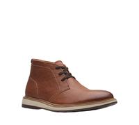 Clarks Chantry Mid bottes chukka pour hommes en cuir brown