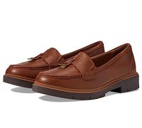 Clarks Chaussons Westlynn Bella pour Femme, Cuir Marron Clair., 38.5 EU