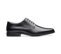 Clarks - Chaussure de ville à lacets formelle - Coupe large - Homme - Chaussures - Noir - Taille: 41 EU
