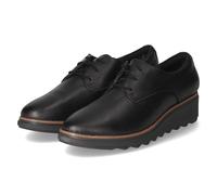 Clarks Chaussures à lacets/basses pour femmes SHARON RAE Noir Cuir lisseTaille:36