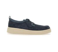 Clarks - Chaussures à lacets en daim bleu marine - Homme - Chaussures - Bleu - Taille: 44 EU